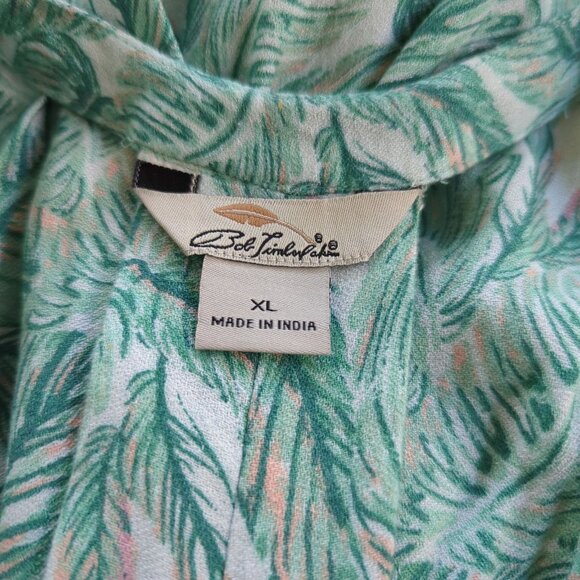 Bob Timberlake sleeveless summer Tropical Maxi dress size XL tall - Picture 10 of 16